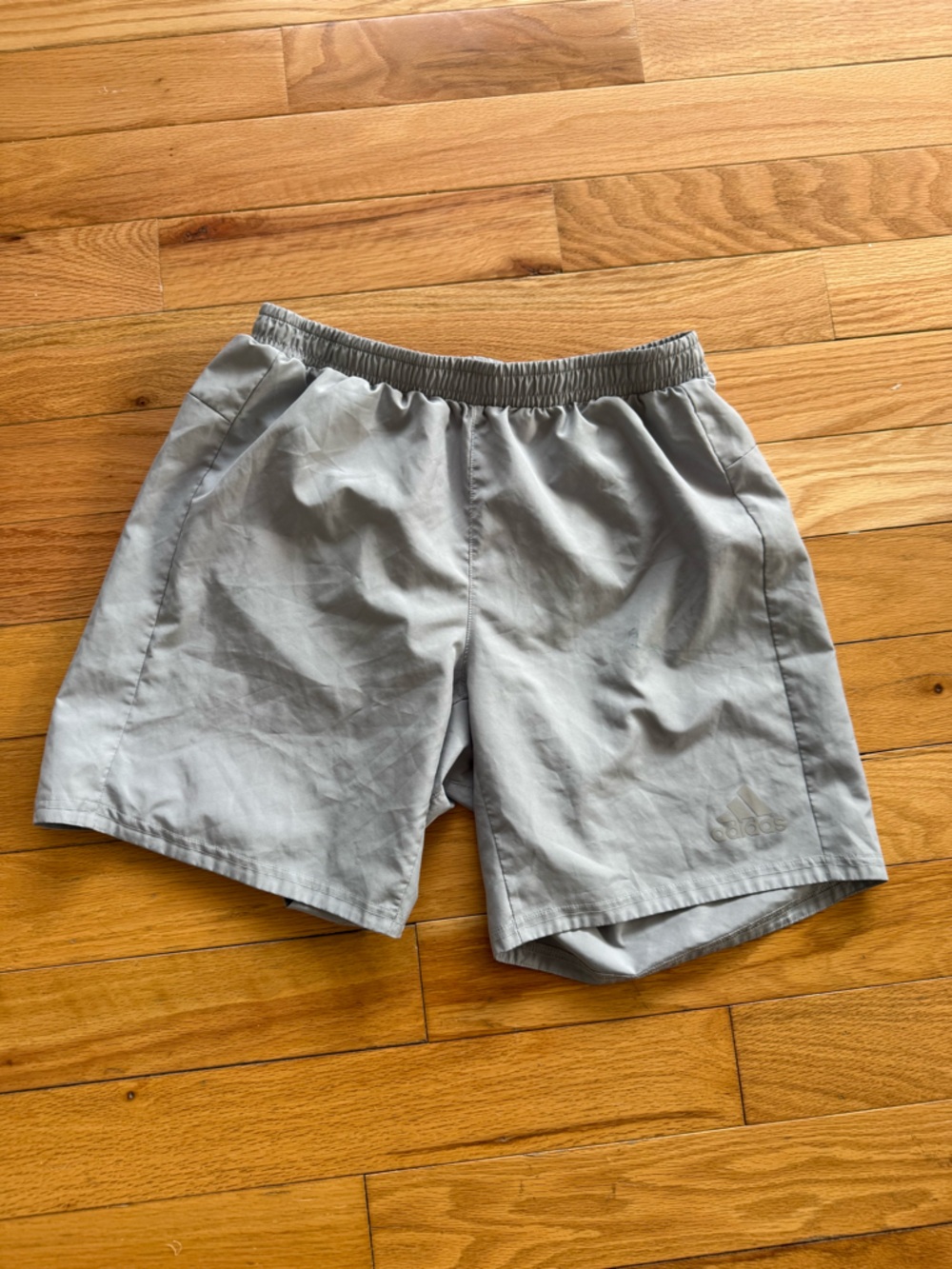 adidas Light Gray Athletic Shorts